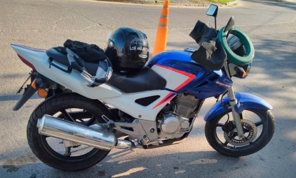 La Policía de Pilar recuperó una moto que había sido robada