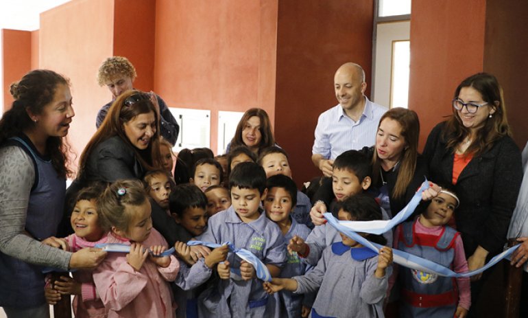 Se inauguraron obras de ampliación en un jardín de infantes