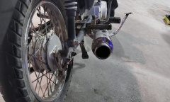 Buscan prohibir la circulación de motos con caños de escape que provoquen explosiones