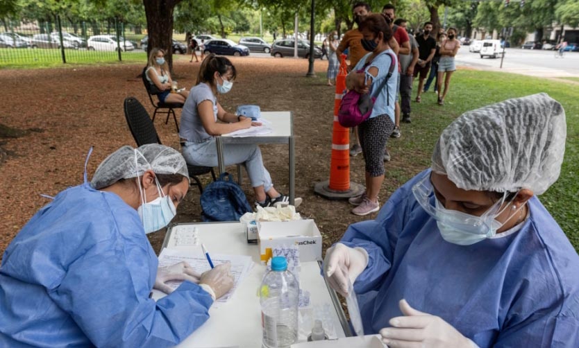 Se registraron 134.439 contagios de coronavirus en la Argentina