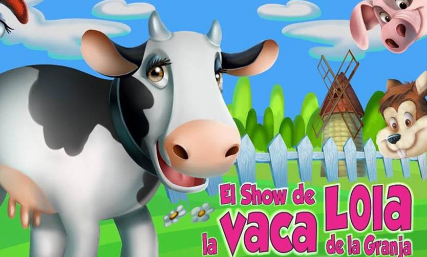 El show de "La Vaca Lola" y el "Payaso Fidel", en los festejos del Día del Niño