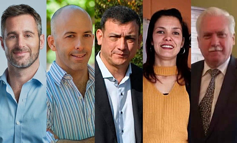 Los 5 candidatos que pelearán este domingo por la intendencia de Pilar
