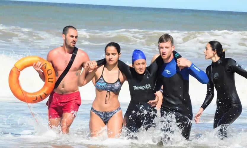 Escuela Municipal de Guardavidas: la promoción 2023 tuvo su primera salida al mar