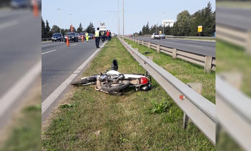 Motociclista murió en un accidente en la Panamericana