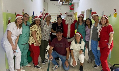 La Fundación Creciendo en Pilar entregó regalos a niños y niñas en el Hospital Falcón