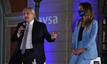 Fernández y Galmarini pusieron en marcha 750 obras de AySA en el conurbano