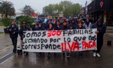 Trabajadores de Ilva se volvieron a manifestar en el centro de Pilar
