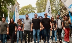 Achával participó de la marcha por el Día de la Memoria por la Verdad y la Justicia