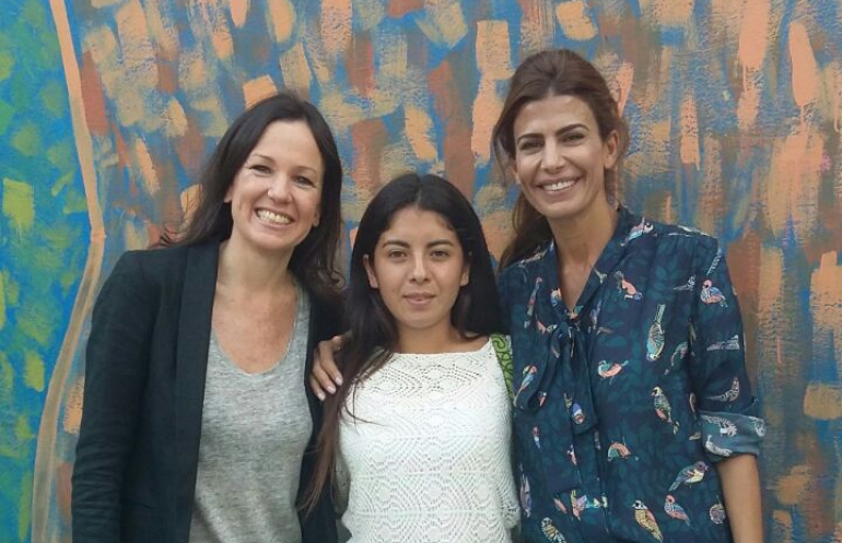 La futbolista Magalí Benítez participo de reunión con Juliana Awada