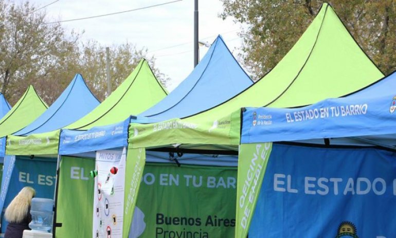 El programa “El Estado en tu Barrio” permanecerá esta semana en un barrio de Del Viso