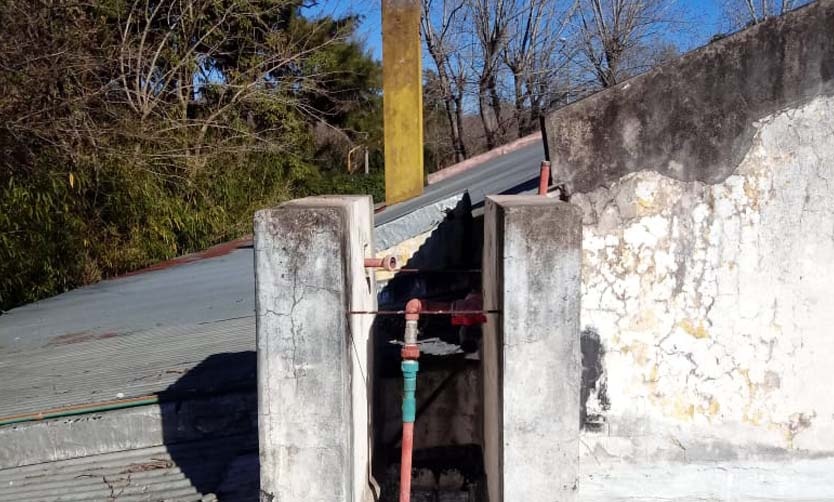 Otro robo en una escuela: Ladrones se llevaron el tanque de agua