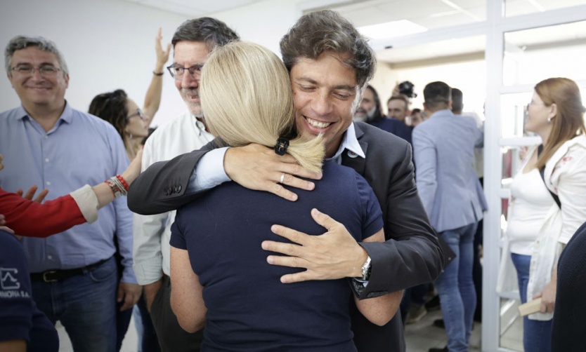 Kicillof inauguró una nueva escuela y apuntó contra la gestión de Cambiemos