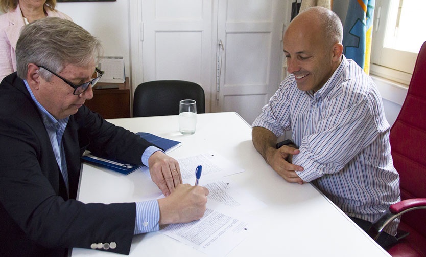 Ducoté firmó un convenio de cooperación con la UTN Pacheco