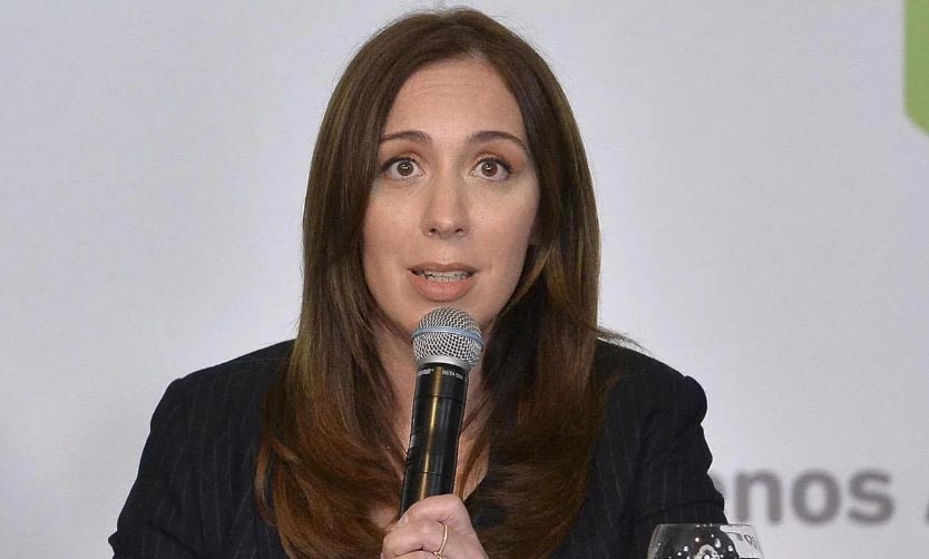 La exgobernadora María Eugenia Vidal dio positivo para COVID-19