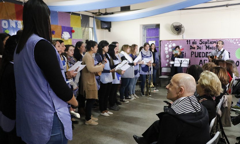 La Escuela Nº 1 de Pilar, escenario de la celebración por el Día del Maestro