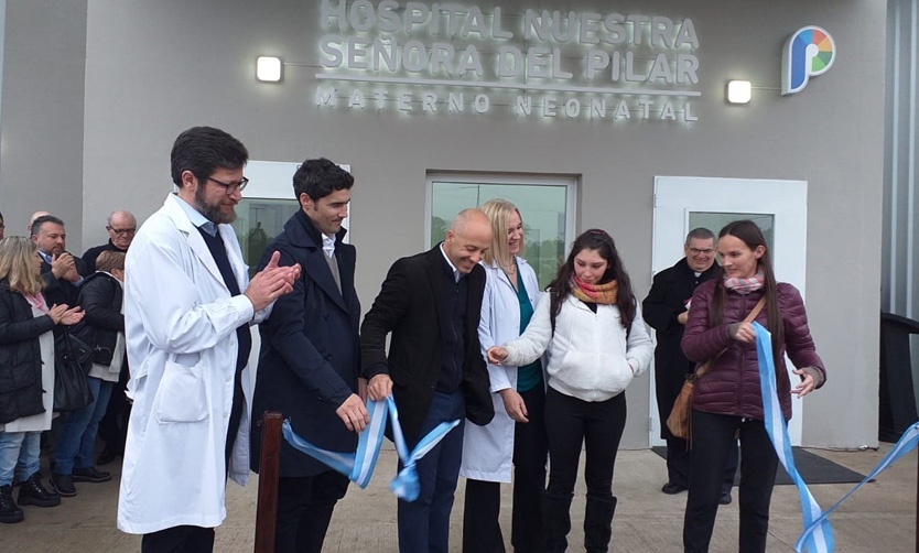 Ducoté inauguró los consultorios externos de la futura maternidad