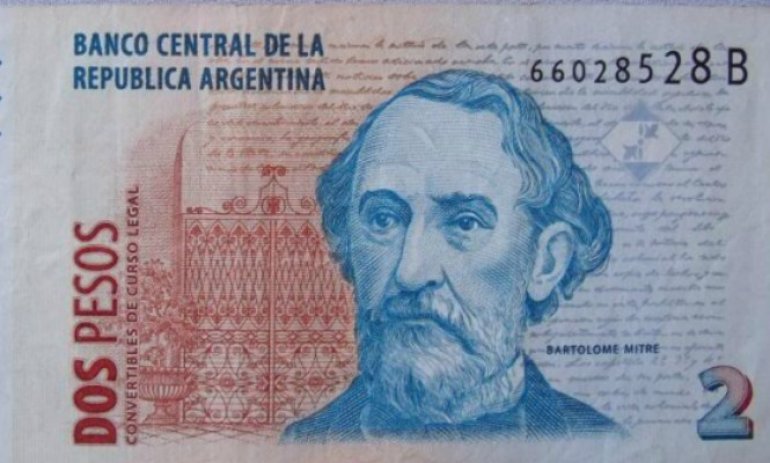 El Banco Central sacará de circulación el billete de dos pesos