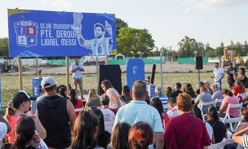 El Club Municipal de Derqui llevará el nombre de Lionel Messi