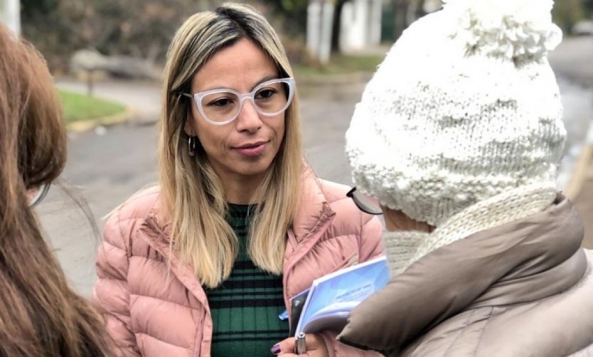 Adriana Cáceres confiada en triunfar en las PASO: “Siempre trabajo para ganar”