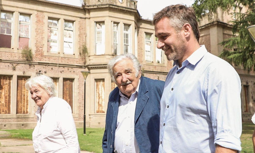 El intendente Federico Achával recibió a Pepe Mujica en Pilar