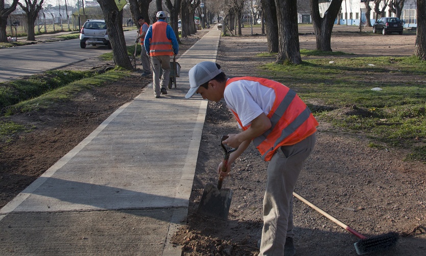 El Municipio contabiliza más de 1.400 cuadras de veredas construidas