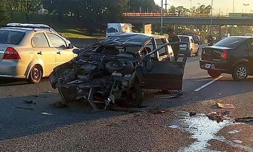 Choque múltiple en Panamericana dejó como saldo tres heridos