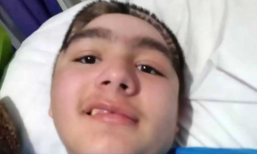 Campaña busca ayudar a un chico que sobrevivió tras ser baleado en la cabeza