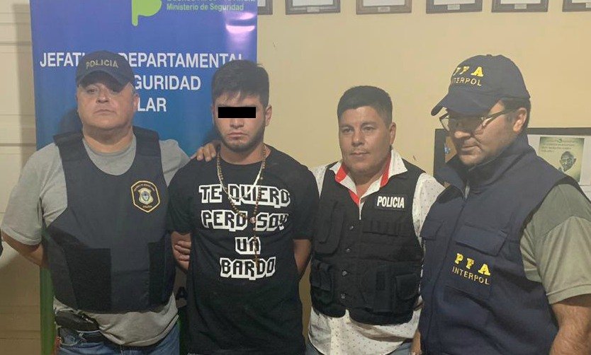 Capturan en Pilar a delincuente que asaltó un banco en Paraguay