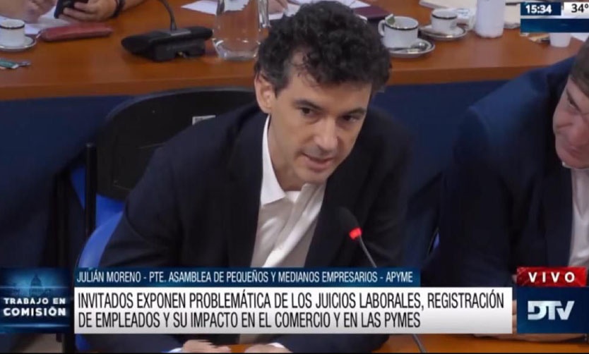 En la Comisión de Comercio, Cámaras y Pymes abordaron la temática de los juicios laborales y registro de empleados