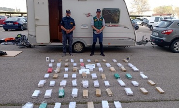 Desbaratan banda que intentaba traficar 71 kilos de cocaína a España