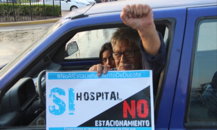El Frente Pilarense ya reunió 8.000 firmas para que se proteja el predio del hospital