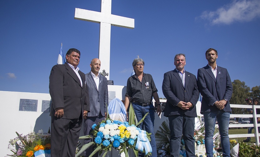 Pilar homenajeó a los héroes, a 37 años de la Guerra de Malvinas