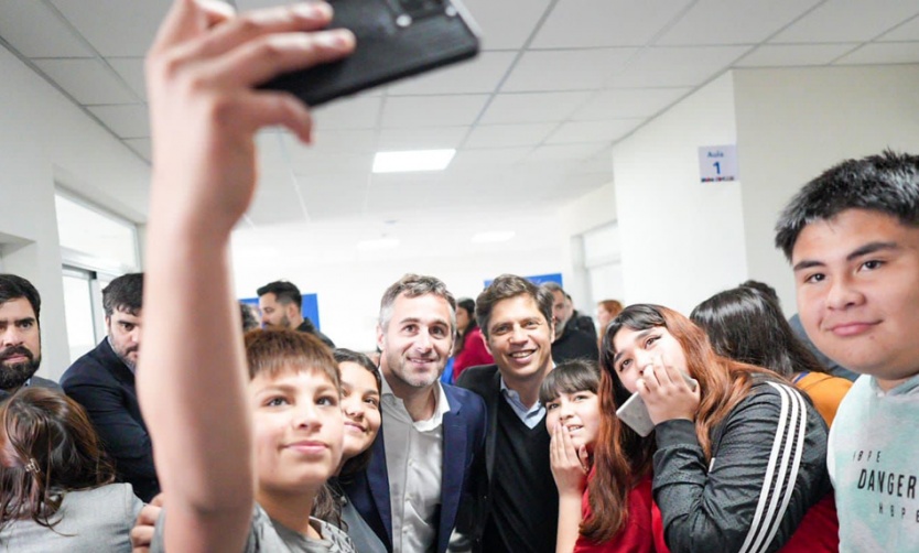 Achával y Kicillof inauguraron una nueva escuela secundaria en Pilar