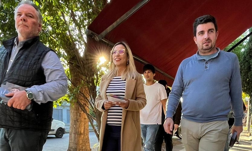 El bullrichismo de Pilar salió a la calle a buscar el voto del electorado