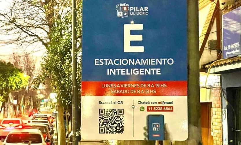 El Municipio amplía el Estacionamiento Inteligente en el centro de Pilar