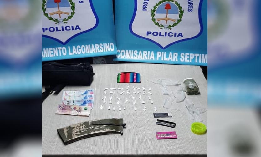 Detienen a dos personas acusadas de vender droga en un barrio de Pilar