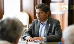 Kicillof se reunió con referentes del sector científico nacional