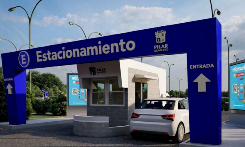 Así funcionará el playón para estacionar en el centro que comenzó a construir el Municipio