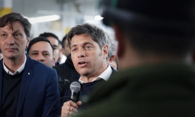 Axel Kicillof ante el acto de Javier Milei: 