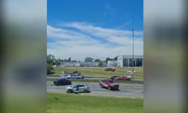 Choque en la Panamericana: una persona herida y complicaciones en el tránsito