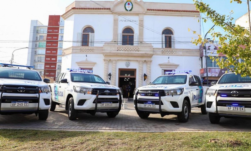 Seguridad: Pilar suma 4 nuevos móviles para patrullar el distrito