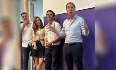 Neuspiller se mostró con Santilli y busca ser el referente de la oposición en Pilar