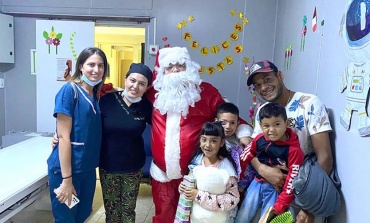 Creciendo en Pilar entregó regalos a niños y niñas en el Hospital Falcón