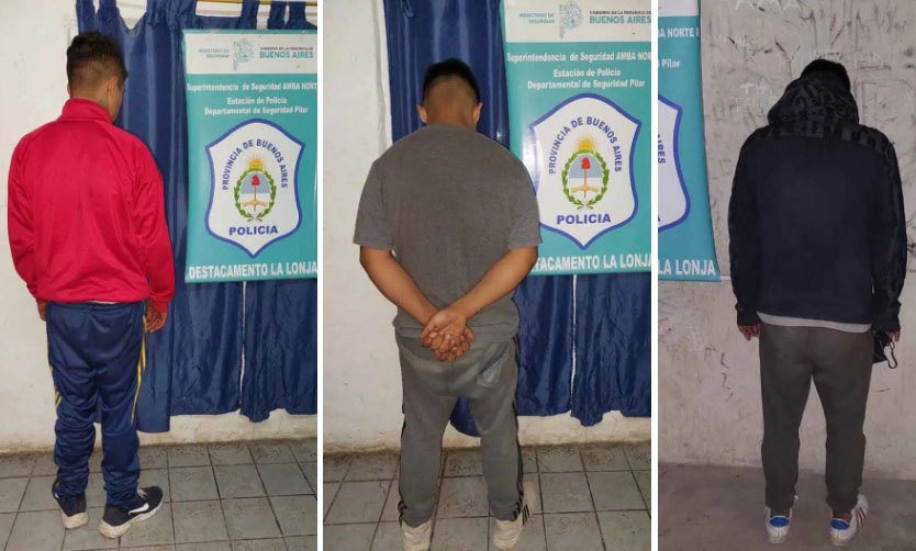 Detienen a tres jóvenes acusados de robar “changuitos” de un mayorista