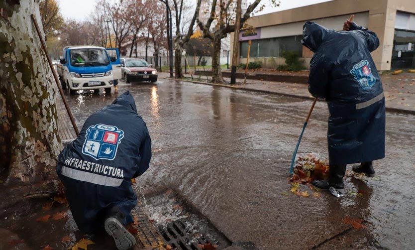Ante las lluvias, el Municipio despliega equipos de limpieza en las localidades