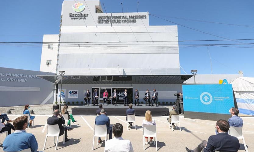 Alberto Fernández inauguró el "Hospital Néstor Kirchner" donde se atienden afiliados a PAMI