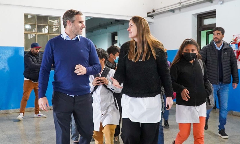 El Municipio inauguró nuevas aulas: "Reforzamos la educación", expuso Achával