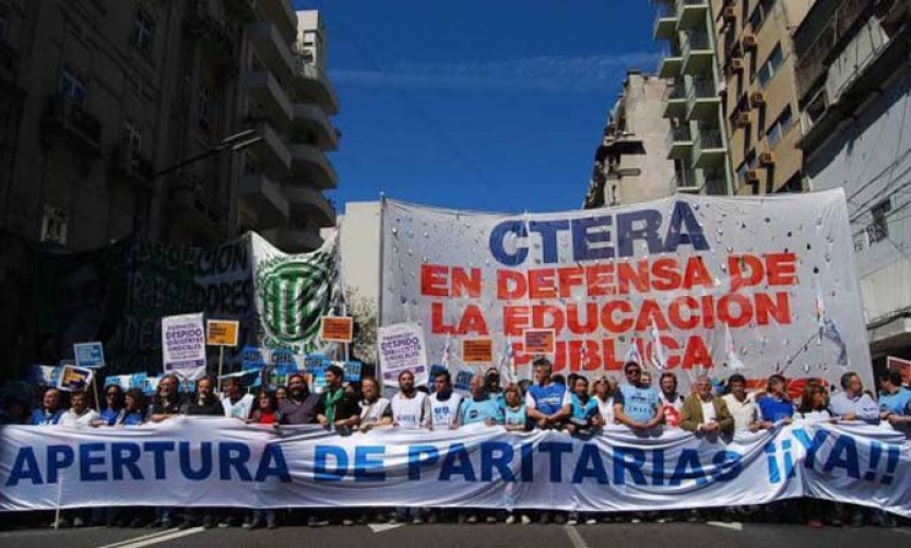 CTERA anunció un paro docente en todo el país para este jueves