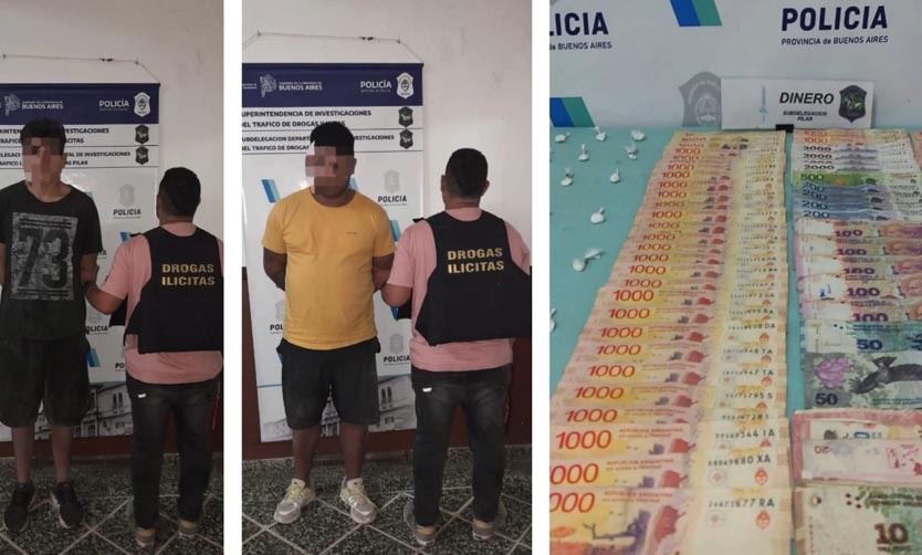 Desbaratan un búnker de drogas y secuestran más de 150 dosis de cocaína