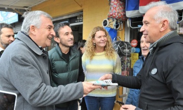 Sebastián Neuspiller hizo campaña en Derqui con Gerardo Morales